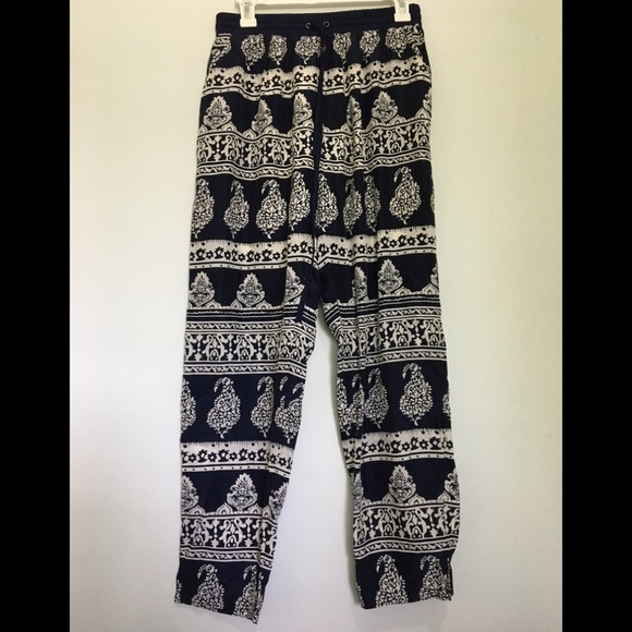 Blu Pepper Palazzo Wide Leg Meridian Pants Womens - Picture 1 of 8